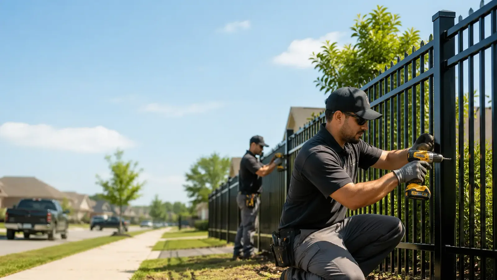 Metal Fence Installation in Alvin, TX